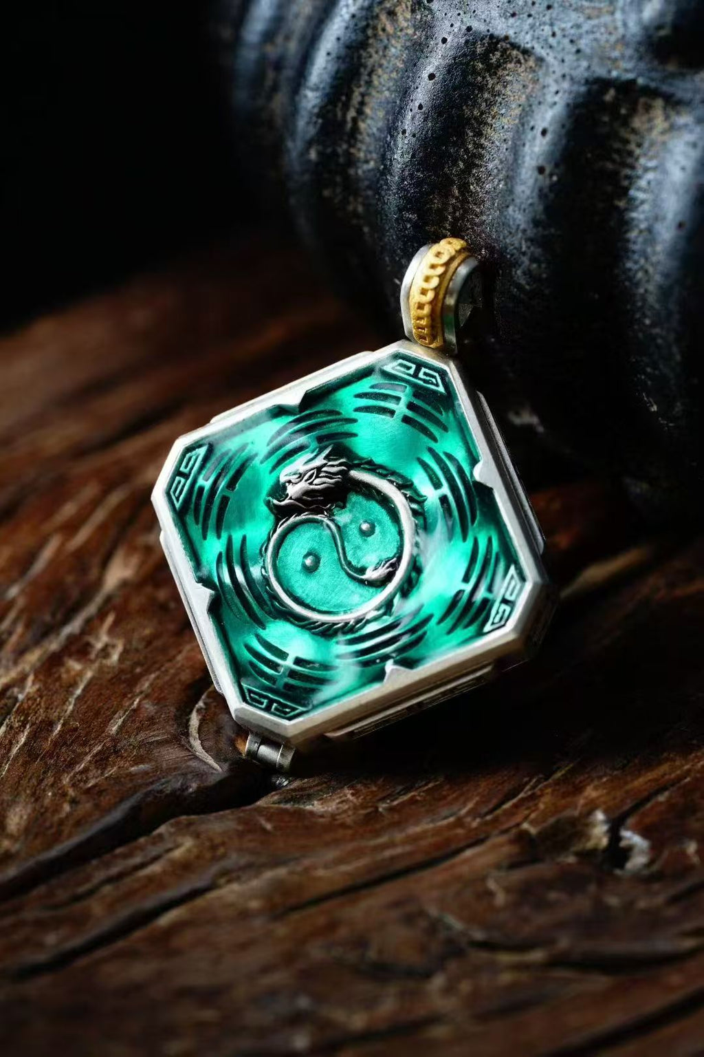 HimalayLumen Five Wealth Gods Pendant