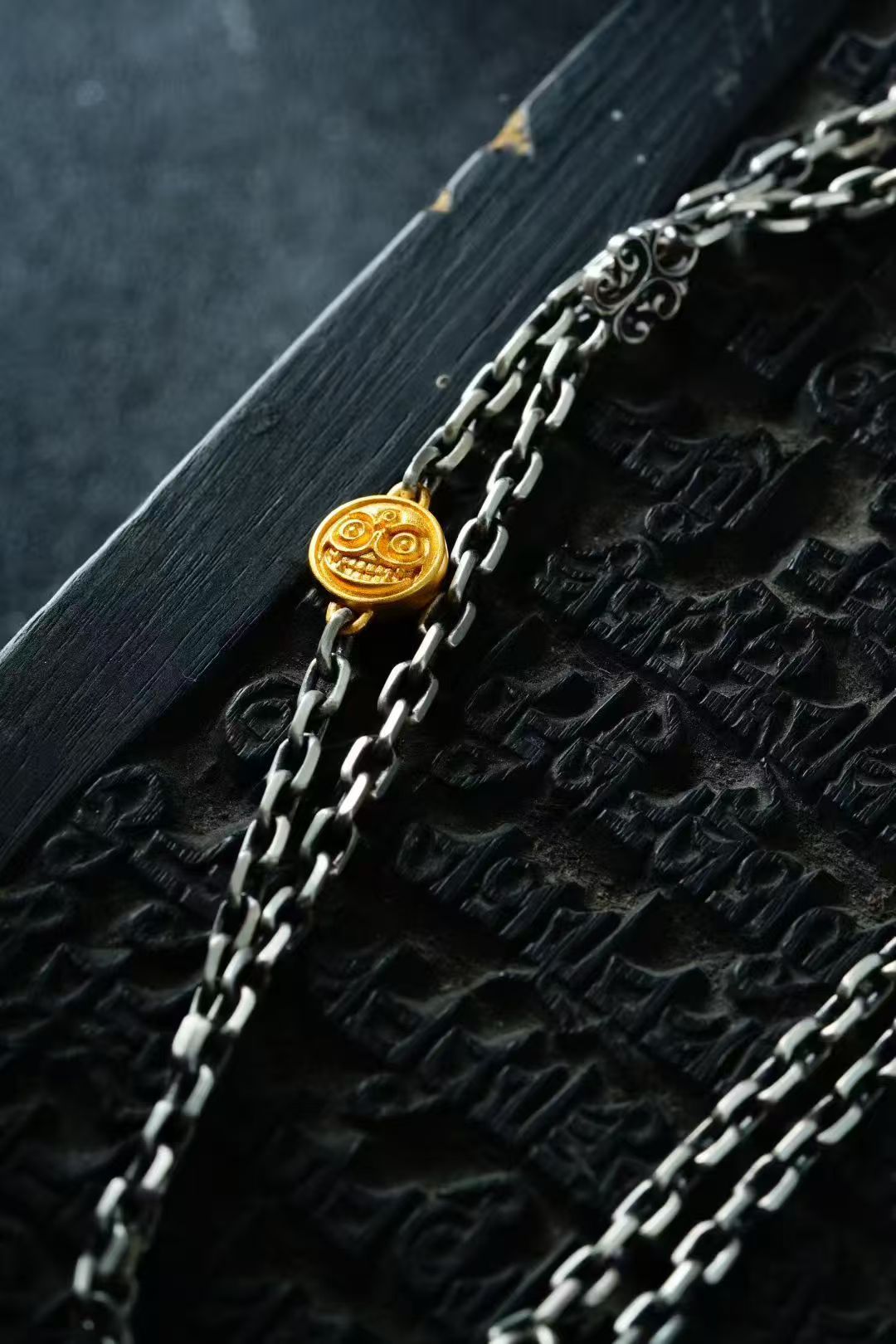 HimalayLumen 925 Sterling Silver White Tara Silver Chain‌