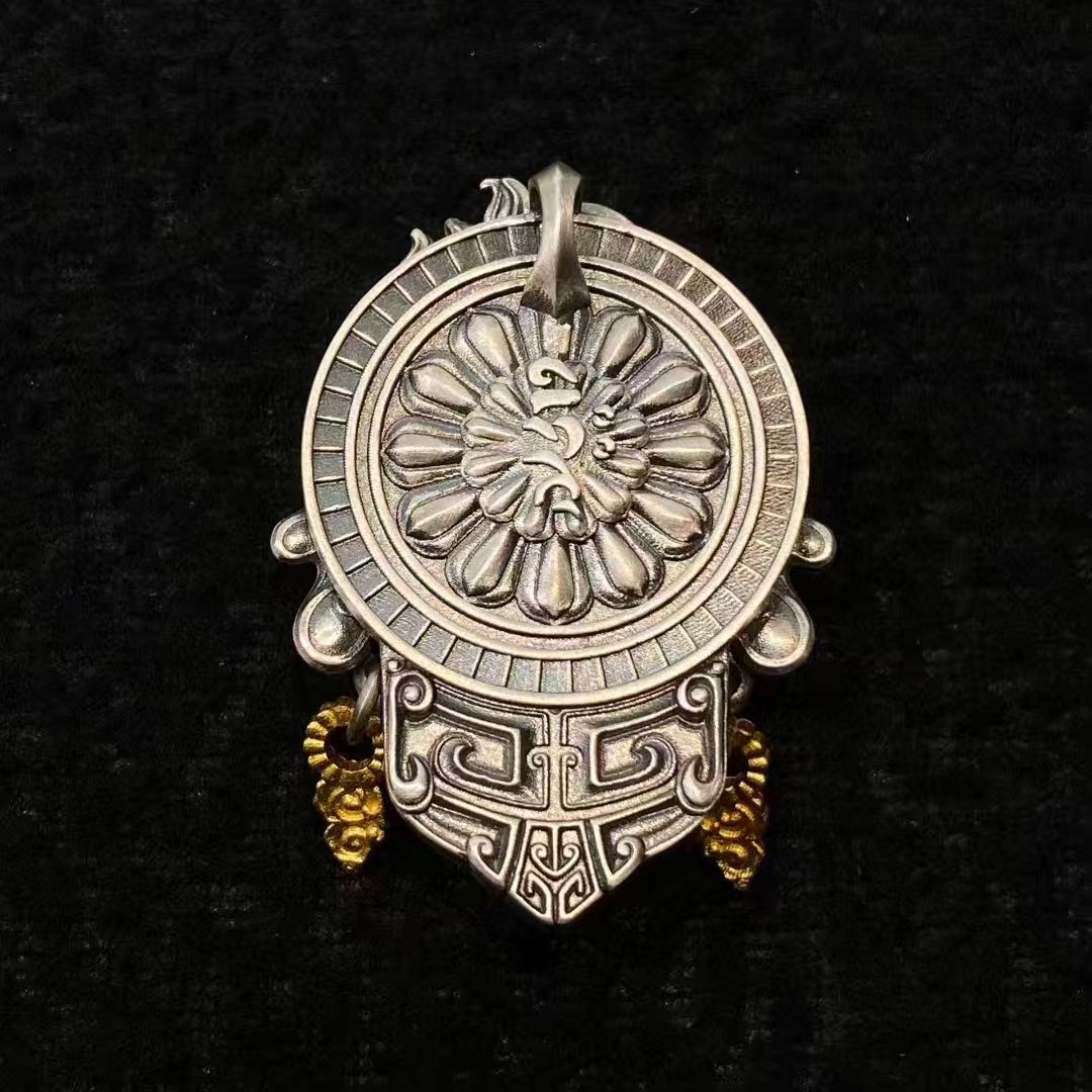 HimalayLumen Hayagriva 925 Silver protection Pendant with Inner Strength