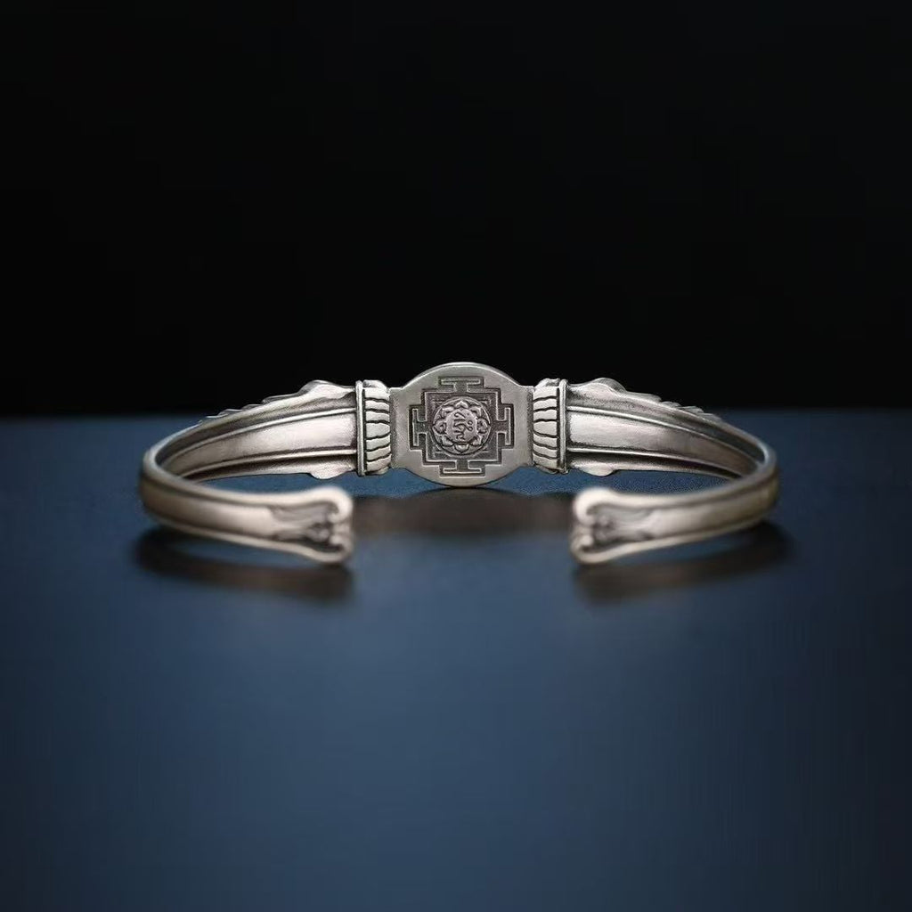 HimalayLumen 925 Sterling Silver Ruyi Vajra Bracelet